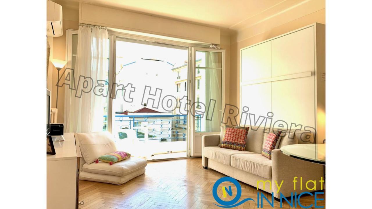 Aparthotel Riviera - Hyper Centre Ville - Studio Superieur Ac Avec Balcon Et Apercu Mer - Balcon Massenet 1 Nizza Kültér fotó