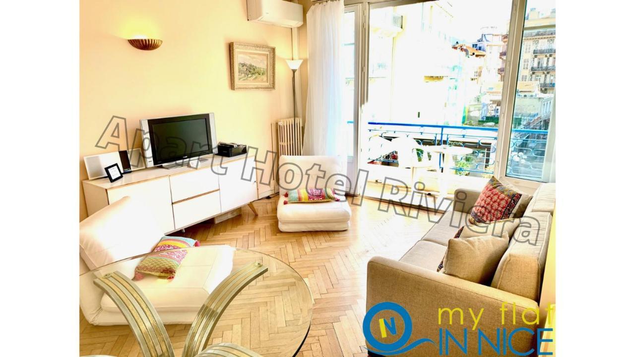 Aparthotel Riviera - Hyper Centre Ville - Studio Superieur Ac Avec Balcon Et Apercu Mer - Balcon Massenet 1 Nizza Kültér fotó