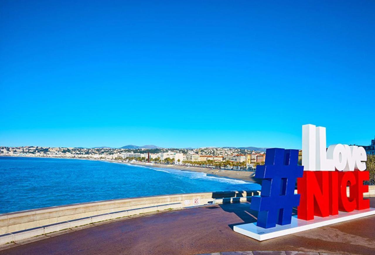 Aparthotel Riviera - Hyper Centre Ville - Studio Superieur Ac Avec Balcon Et Apercu Mer - Balcon Massenet 1 Nizza Kültér fotó