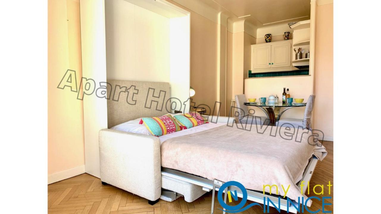 Aparthotel Riviera - Hyper Centre Ville - Studio Superieur Ac Avec Balcon Et Apercu Mer - Balcon Massenet 1 Nizza Kültér fotó